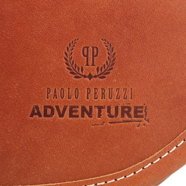 Skórzana torba damska brązowa PAOLO PERUZZI Adventure GA315