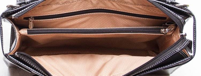 Skórzana torba damska na laptopa 15,4" Mcklein Winnetka 94835 czarna