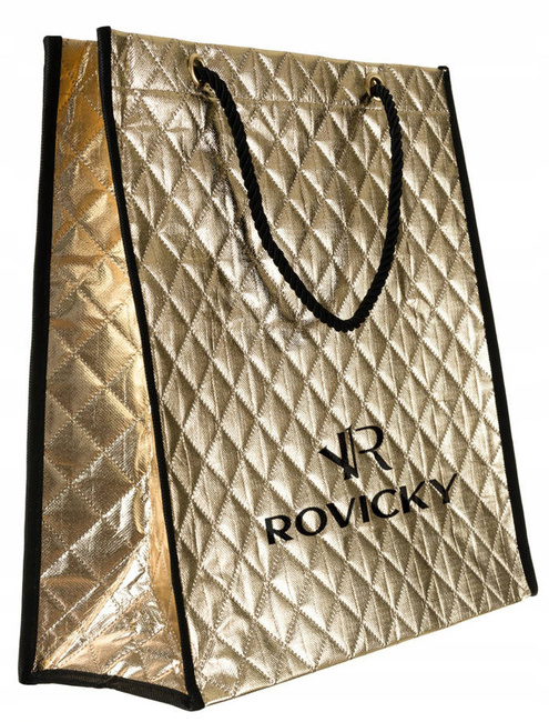 Torba zakupowa Rovicky złota RSPV001 GOLD